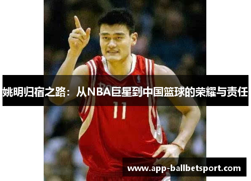 姚明归宿之路：从NBA巨星到中国篮球的荣耀与责任